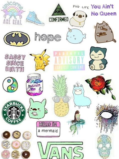 Tumblr collage | Collage bilder, Aufkleber, Sticker drucken