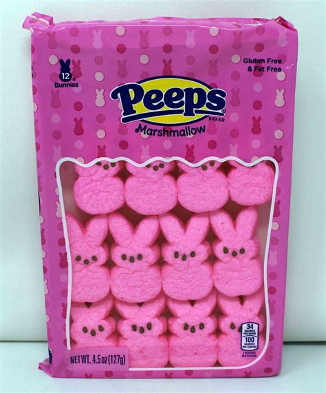 Peeps Marshmallow Bunnies Pack of 12 Pink - Walmart.com - Walmart.com