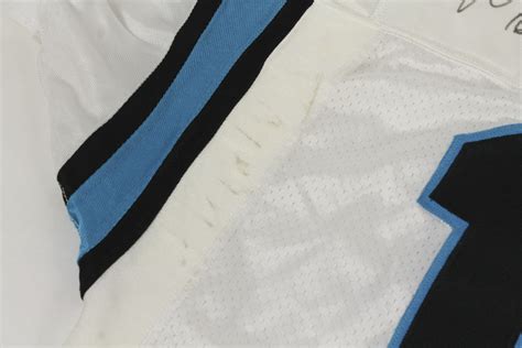 Item Detail - Heisman Trophy Winner - Chris Weinke Signed Game Issued Carolina Panthers Jersey