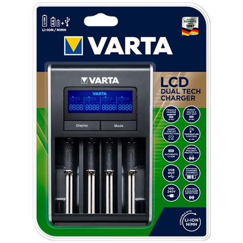 Varta DUAL TECH CHARGER for NiMH Li-ION rechargeable batteries