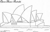 Sydney Opera House 4 coloring Page sketch template