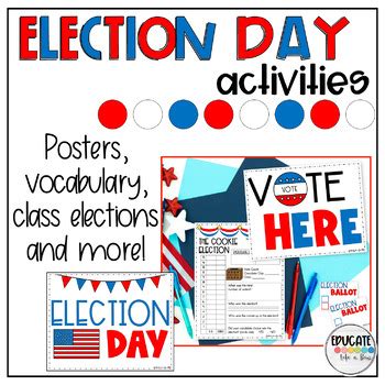 Election Day Activities - Class Election Activity | TPT