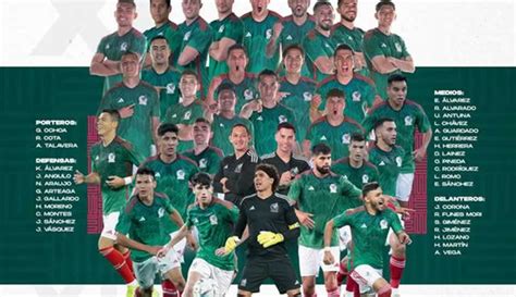 Qatar 2022: Estos son los 31 jugadores de la Selección Mexicana convocados al Mundial