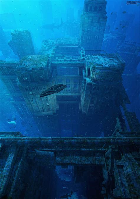 Sunken City | Underwater city, Underwater world, Underwater ruins