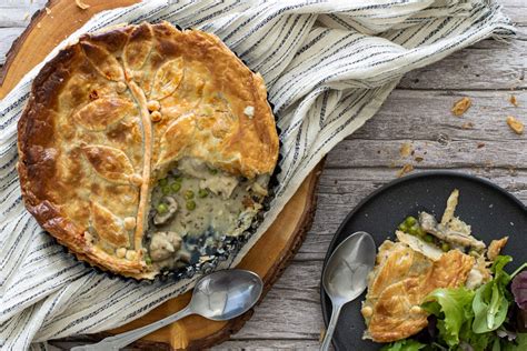 Chicken and Mushroom Pie Recipe - Feed Your Sole