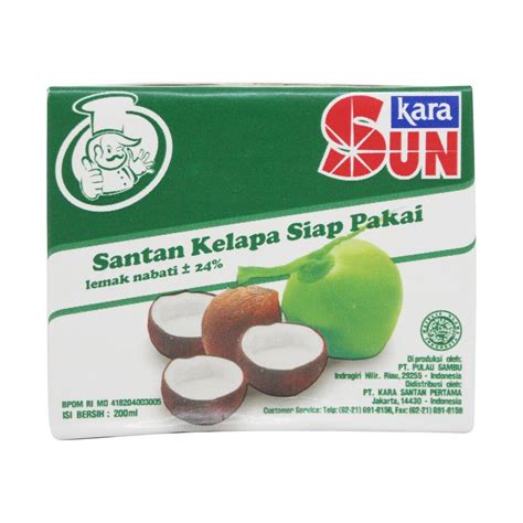 Kara Sun Santan Kelapa 200ml Online at Best Price | Cooking Aids | Lulu ...