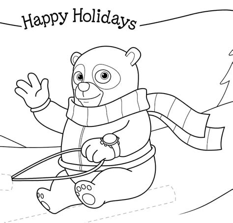 Special Agent Oso Characters Coloring Page - Free Printable Coloring Pages for Kids