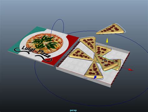 pizza 3d model