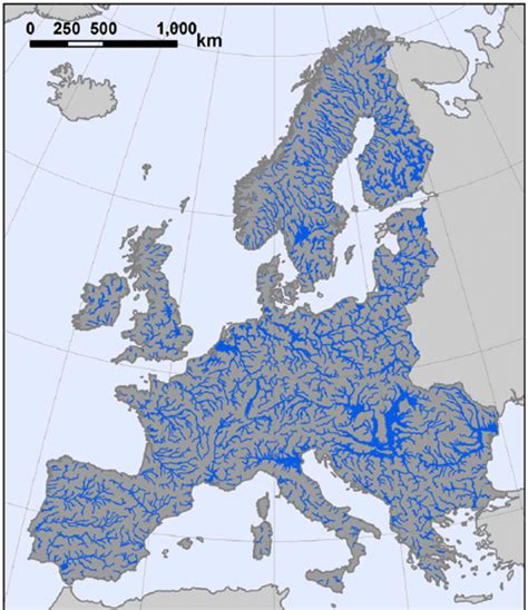 -Pan-European flood map (Lambert Azimuthal Equal Area, 100m) | Download ...