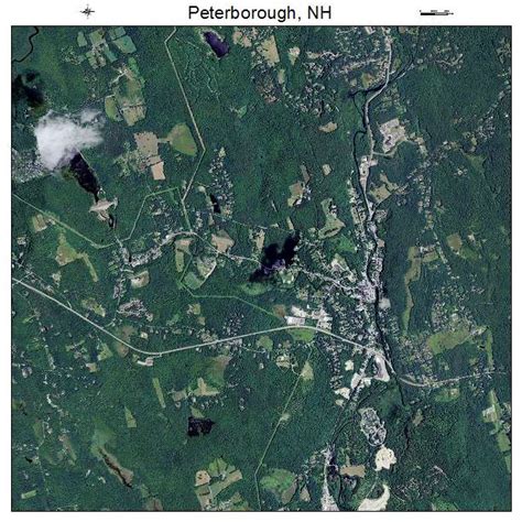 Aerial Photography Map of Peterborough, NH New Hampshire