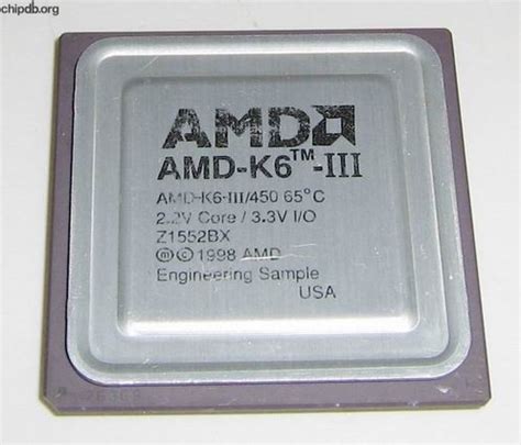 AMD - K6-3 - 450 - AMD AMD-K6-III/450 65C ES - chipdb.org