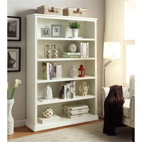 Home Decorators Collection Amelia White Open Bookcase-SK18488A - The ...