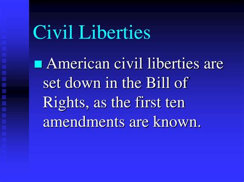 PPT - Civil Liberties What are they? Where are they found? PowerPoint ...