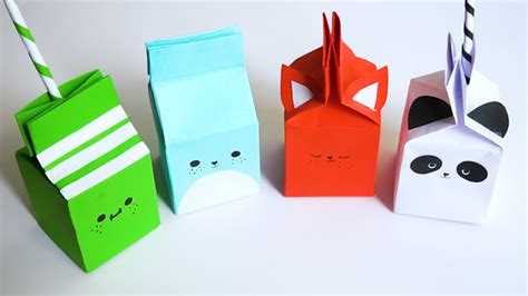 Origami Box Animals