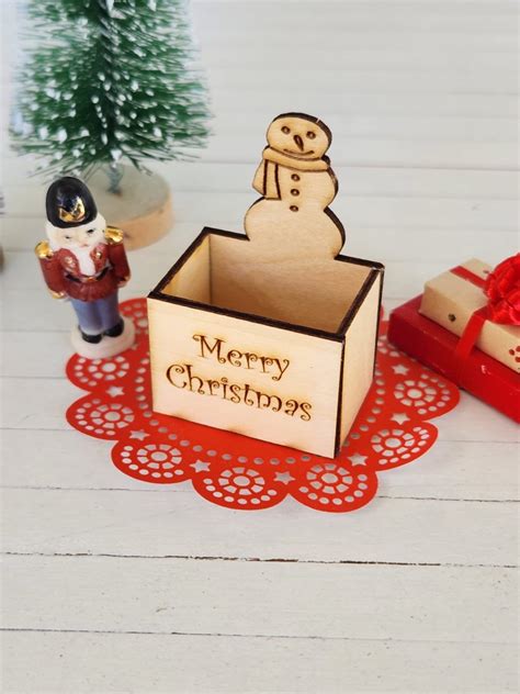 Dollhouse Christmas Ornament Box - Lula Mae Miniatures