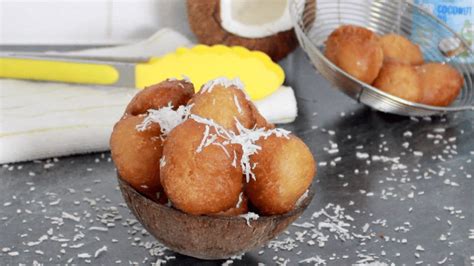 Coconut Puff Puff Recipe - Yummieliciouz