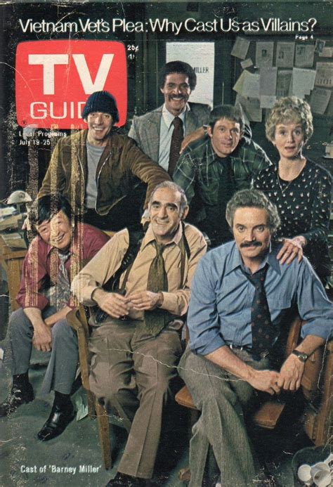 Cast of "Barney Miller" - July, 1975 | Tv guide, Barney miller, Comedy tv