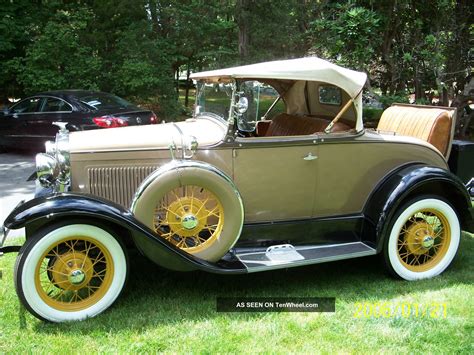 1930 Model A Deluxe Ford Convertible