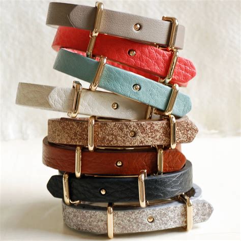 leather strap bracelet by highland angel | notonthehighstreet.com