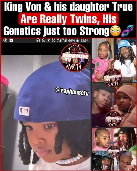 Raphousetv (RHTV) on Twitter: "King Von & his daughter True Are Really Twins, His Genetics just ...