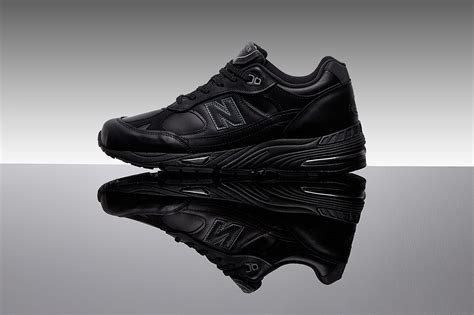 Release Date: New Balance 991 Made In UK Black Leather - Sneaker Freaker