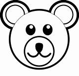 Bear Head And face coloring Picture  Coloring Pages sketch template
