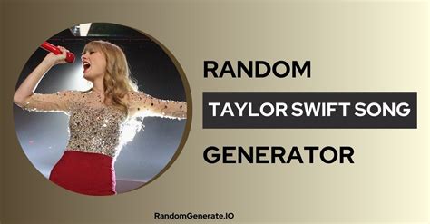 Random Taylor Swift Song Generator 🎵🎧🎶