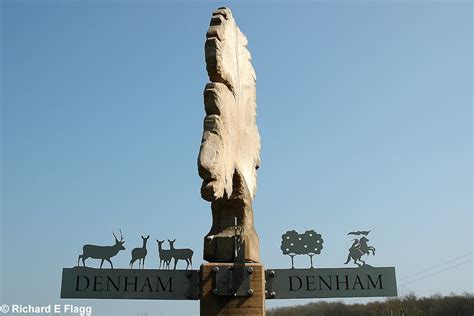 Denham Village Sign - UK Airfields