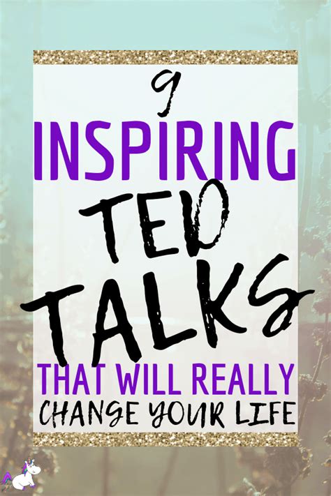 Top 9 Inspirational TED Talks You Need To Hear Today | Inspirational ted talks, Ted talks ...