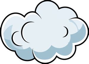 Adorable Cartoon Cloud Vector Royalty-Free Stock Image - Storyblocks