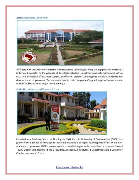 Private universities in kenya