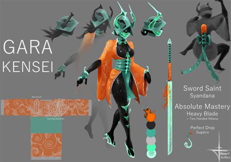 Gara KENSEI - deluxe skin design : Warframe | Warframe art, Character design, Character design ...