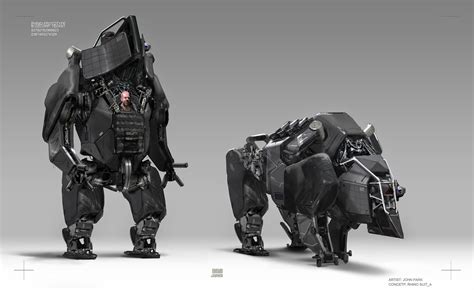 The Amazing Spider-Man 2 Rhino Concept Designs by John Park | Concept Art World