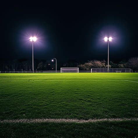 Premium Photo | A dynamic scene in a football stadium at dusk smoke and ...