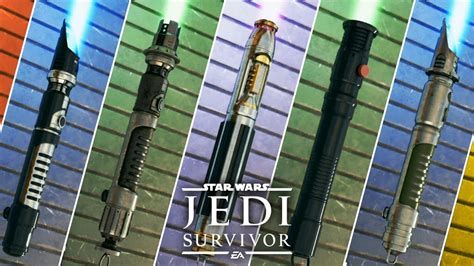 5 LEGENDARY JEDI LIGHTSABERS YOU NEED TO SEE in Star Wars Jedi Survivor ...