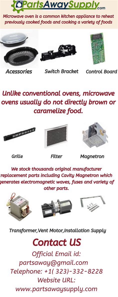 Microwave Parts | Microwave repair, Microwave parts, Universal appliances