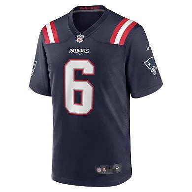 Men's Nike Christian Gonzalez Navy New England Patriots Team Game Jersey