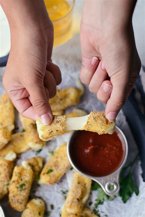 Crispy Air Fryer Mozzarella Cheese Sticks - Simply Scratch