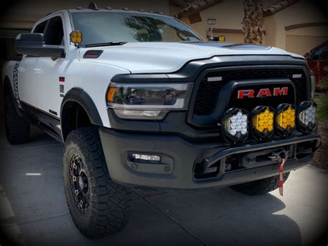 RAM 2019-2020 (Power Wagon and 2500) Light Bar 34201 - Satin Black