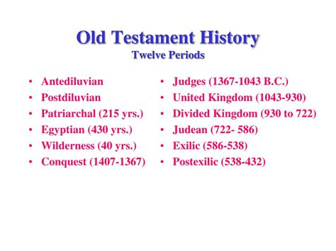 PPT - An Overview of the Old Testament PowerPoint Presentation, free ...