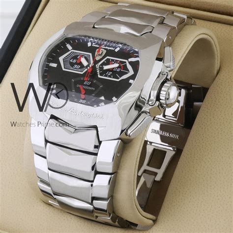 Tonino Lamborghini Watch Silver Metal Belt | Watches Prime