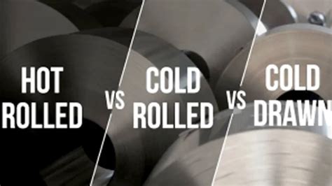 The Best Hot Rolled vs Cold Rolled Steel vs Cold Drawn Steel