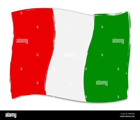 Hungarian Flag Representing Euro European And Hungary Stock Photo - Alamy