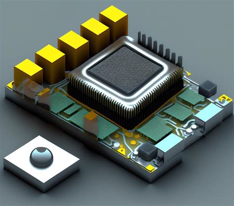 CPU and GPU Chip Concept, Generative AI Illustration Digital Art by ...