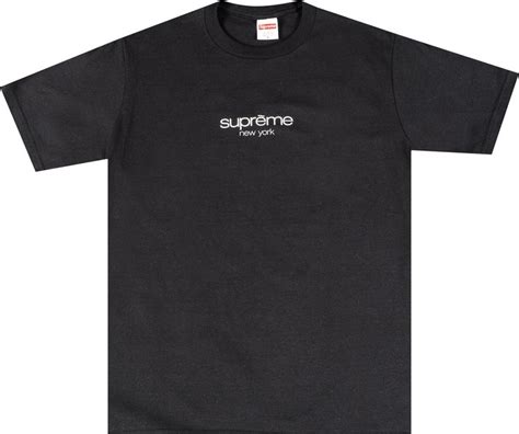 Buy Supreme Classic Logo Tee 'Black' - SS22T52 BLACK | GOAT