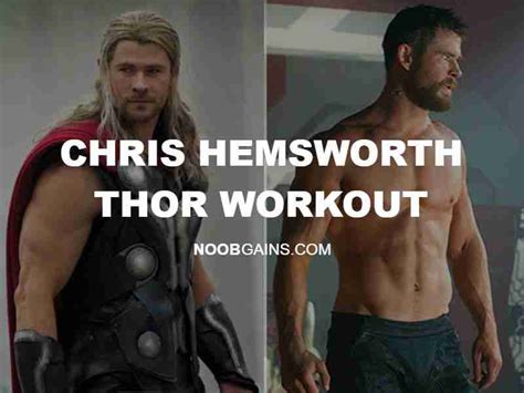 The Chris Hemsworth Thor Workout Routine and Diet - NOOB GAINS