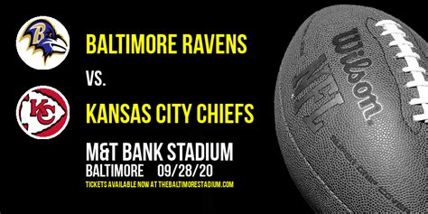 Baltimore Ravens vs. Kansas City Chiefs Tickets | 28th September | M&T ...