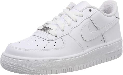 Nike Air Force 1 Low White Youths Trainers Size 5 UK: Amazon.co.uk ...