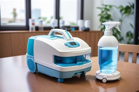 Premium AI Image | Disinfection equipment on table