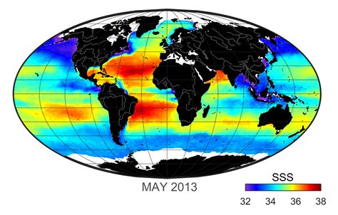 NASA Salinity: Aquarius/SMAP Optimum Interpolation Maps: Sea Surface Salinity